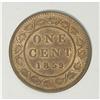 Image 2 : Victoria Cent 1859 Narrow 9, KM1, choice lustrous UNC, 