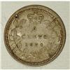 Image 2 : Victoria 5 Cents 1870 Flat Rim, KM2, choice toned AU-UN 