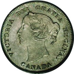 Victoria 5 Cents 1893, KM2, MS64 PCGS Eliasberg, a wond 