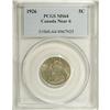 Image 3 : George V 5 Cents 1926 Near 6, KM29, MS64 PCGS. An avera 