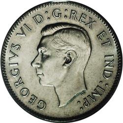 George VI 5 Cents 1938, Ex: Norweb Collection, KM33, MS 