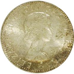 Elizabeth II - Pair of Choice 10 Cents, KM51 1962 MS66 