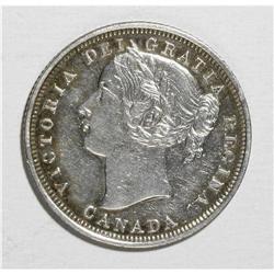 Victoria 20 Cents 1858, KM4, lightly cleaned XF-AU with 