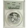 Image 3 : George VI Dollar 1948, KM46, MS62 PCGS, a bright and at 