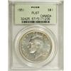 Image 1 : George VI Dollar 1951 SWL, KM46, PL67 PCGS. 