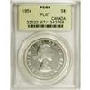 Image 1 : Elizabeth II Dollar 1954, KM54, PL67 PCGS, a choice coi 
