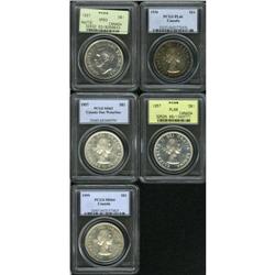Selection of PCGS Certified Dollars, 1937 Specimen 63 M 