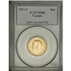 George V gold Sovereign 1911C, KM20, MS64 PCGS. 
