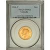 Image 1 : George V gold Sovereign 1914C, KM20, MS62 PCGS, fully b 