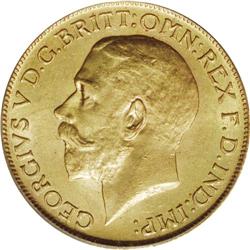 George V gold Sovereign 1916C, KM20, MS63 PCGS, a highl 