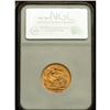 Image 2 : George V gold Sovereign 1917C, KM20, MS63 NGC. 