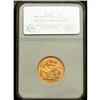 Image 2 : George V gold Sovereign 1918C, KM20, MS63 NGC, scarce i 