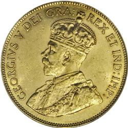 George V gold 10 Dollars 1913, KM27, MS61 PCGS, full mi 