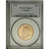 Image 3 : George V gold 10 Dollars 1914, KM27, MS63 PCGS, a choic 