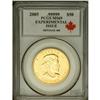 Image 3 : Elizabeth II gold 50 Dollars/Ounce 2005, MS69 PCGS, an 