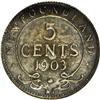 Image 2 : Newfoundland. Edward VII 5 Cents 1903, KM7, MS62 NGC, d 