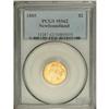 Image 3 : Newfoundland. Victoria gold 2 Dollars 1885, KM5, MS62 P 