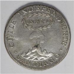 Republic Peso 1817-FJ, KM82.2, lustrous XF-AU, some not 