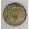 Image 3 : Republic Peso 1883 Flat Top 3, KM142.3, coin alignment, 