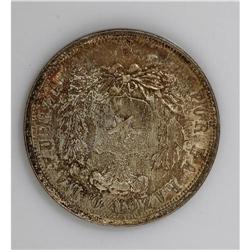 Republic Silver Medal 1925, choice toned UNC, for the p 