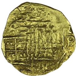 Felipe IV gold 2 Escudos ND (circa 1650-1660), KM4, cru 