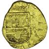 Image 1 : Felipe IV gold 2 Escudos ND (1650-1660), KM4, crude VF- 