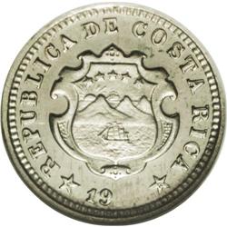 Republic 5 Centavos Pattern in copper-nickel with unfin 