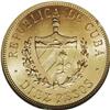 Image 2 : Republic gold 10 Pesos 1916, KM20, MS62 NGC, fully lust 