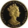 Elizabeth II gold 50 Pence 1992, KM34b, Proof 67 Ultra 