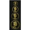 Image 3 : Elizabeth II gold 4-piece Proof set 1992, KM-PS10, to c 