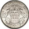 Hamburg. Free City 5 Mark 1876J, KM287, lustrous AU. Th 