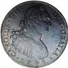 Image 1 : Carlos IIII 8 Reales 1798M-NG, KM53, choice AU-UNC, lig 