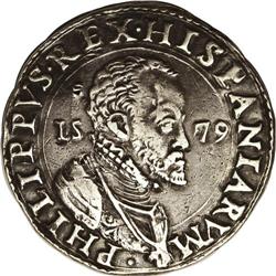 Italian States Milan silver Ducatone, 1579. Dav-8309. S 
