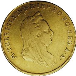 Milan. Maria Theresa gold 2 Doppie 1779, 