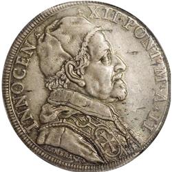 Papal States. Innocent XII Piastra Year II (1693), 