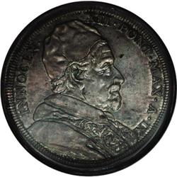 Papal States. Innocent XII Piastra Year IX MDCC (1700) 