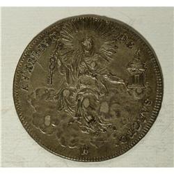 Papal States. Sede Vacante 1/2 Scudo 1823B, 