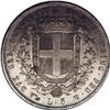 Image 2 : Sardinia. Vittorio Emanuele II 5 Lire 1850P Anchor, 