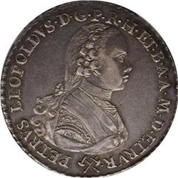 Tuscany. Pietro Leopoldo Francescone (10 Paoli) 1766, K 