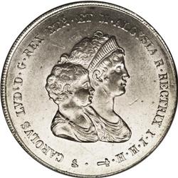 Tuscany. Charles and Maria Louisa 10 Lire 1807, 