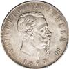 Image 1 : Vittorio Emanuele II silver 5-Lire 1877-R, 