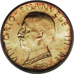Vittorio Emanuele III gold 100-Lire 1931-R, KM-72, Year 