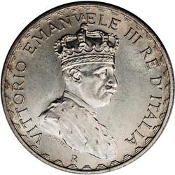 Vittorio Emanuele III silver 5 Lire 1925-R, 