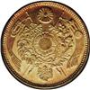 Image 4 : Meiji 6 (1873) gold 5 Yen, F-47, KM-Y11a, MS65 NGC. Sha 