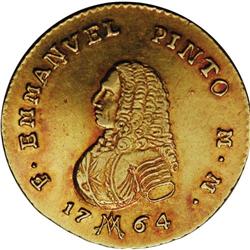 Emmanuel Pinto gold 20 Scudi 1764, 