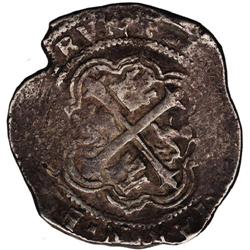Philip III cob 8 Reales (1598-1621), 9 of date shows fo 