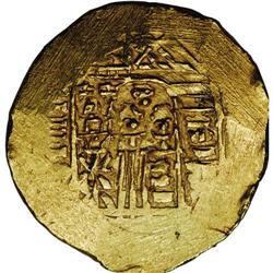 Philip V gold cob 8 Escudos (1713), KM-57.1, XF-AU, sea 