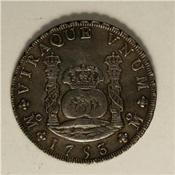 Ferdinand VI 8 Reales 1753-Mo MF, KM-104.1, Choice XF o 