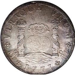 Charles III 8 Reales 1771-Mo FM, KM-105, MS63 PCGS, a C 