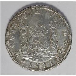 Pillar & portrait type pair: Charles III pillar 8 Reale 